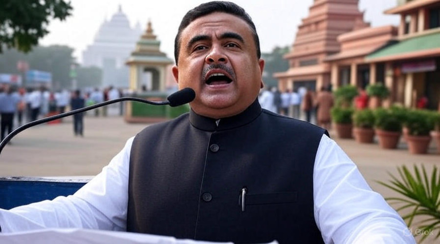 “बंगाल में हिंदू सुरक्षित नहीं”: सुवेंदु अधिकारी का बड़ा हमला, मंदिर पर हमले का वीडियो वायरल